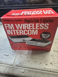 Realistic Plug N Talk Station Vintage Works - Picture 1 of 12