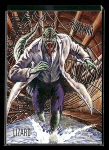 2017 Fleer Ultra Marvel Spider-Man #2 Lizard Silver Web - Picture 1 of 2