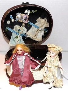Cathy Hansen Bisque Jointed Doll 4" Miniature Mignonette Artist Doll - Picture 1 of 9