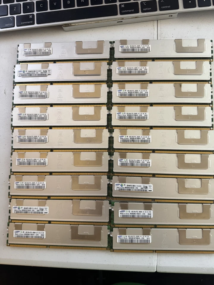 144GB: 18x Samsung 8GB DDR3-8500R ECC Server Memory, Ready to Ship Fast - Image 1 of 1