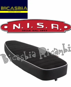16775 - SELLA SELLONE NISA NERA SPORT TOURING VESPA 50 125 PK S XL - Imagen 1 de 1