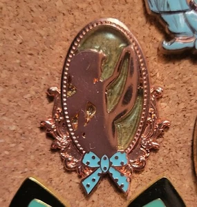 HKDL Hongkong Disney Karneval Prinzessin Jasmin Silhouette Buntglas Pin - Bild 1 von 4