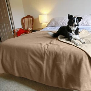 90 x 80 inch Waterproof Warm Soft Fleece Pet Blanket Cat Dog Bed Mat Pad Cushion - Picture 1 of 6