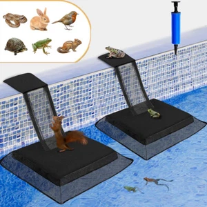 Animal Saving Escape Ramp Frog Duck Birds Floating Pad Swimming Pool Rescue Tool - Picture 1 of 11