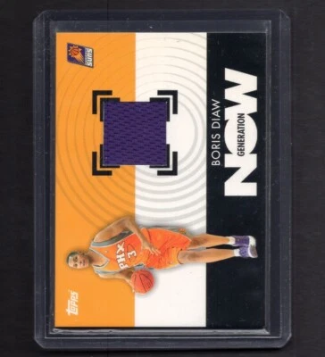 Tarjeta insertada parche Topps Boris Diaw 2006-07 NBA baloncesto #GNR-BD PSA Foto 1 de 2