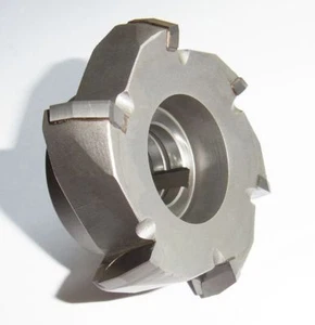 Fresa plana Ø 80 x 27 mm HM fresa izquierda DIN 8056 cabeza de cuchilla fresa frontal de rodillo - Imagen 1 de 3