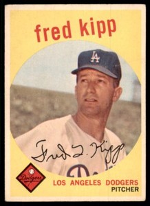 1959 Topps Fred Kipp Baseball Cards #258