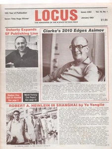 LOCUS, THE NEWSPAPER OF THE SCIENCE FICTION FIELD, JANUARY 1983 - Picture 1 of 2