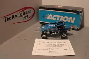 1997 J.J. Yeley Action Blue 1/24 pressofuso auto sprint autografata - Foto 1 di 2