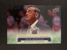 2017 UD Toronto Maple Leaf Centennial #132 FRANK MAHOVLICH HOF Emerald /25