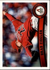 2011 Topps Update Arizona Diamondbacks Baseball Card #US170 Brad Ziegler