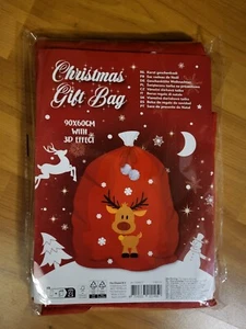 Christmas Gift Bag Nikolaussack Weihnachten Beutel Geschenkesack Sack Filz 90x60 - Bild 1 von 2