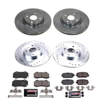 PowerStop Disc Brake Kit - Front and Rear - Fits Fiat 124 Spider 2017-2020, Mazd - Image 1 of 4