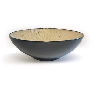 Joseph Abboud Ventana Enviroment Large 10" Servig Bowl EARTHY Starburst - Picture 1 of 5