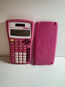 Texas Instruments TI-30X IIS Scientific Calculator Solar Pink with Cover Works - Picture 1 of 3