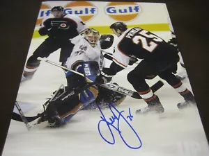 NHL FLYERS LEGEND CAPTAIN KEITH PRIMEAU AUTOGRAPHED 8X10 PHOTO COA FREE SHIP! - Picture 1 of 3