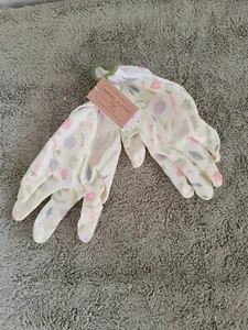 New! Large Garden Gardener Gardening Gloves Yard Nitrile Knit Wrist Vegetable - Picture 1 of 1