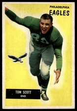 1955 Bowman Tom Scott Philadelphia Eagles #105