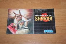 Notice Revenge of SHINOBI Sega Mega Drive PAL Instruction Manual Booklet