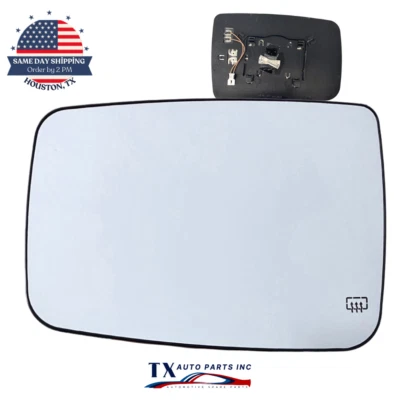 Side View Mirror Glass for 2010-2020 DODGE RAM 1500/2500 with Heated Driver Side - Image 1 of 4