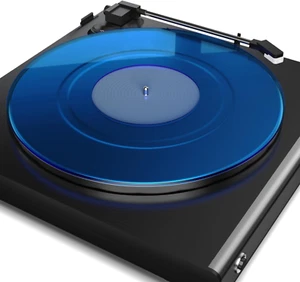 NUR SLIPMAT - Acryl Plattenspieler Platte Slipmat - Turntable Antistatische Matte - Bild 1 von 9