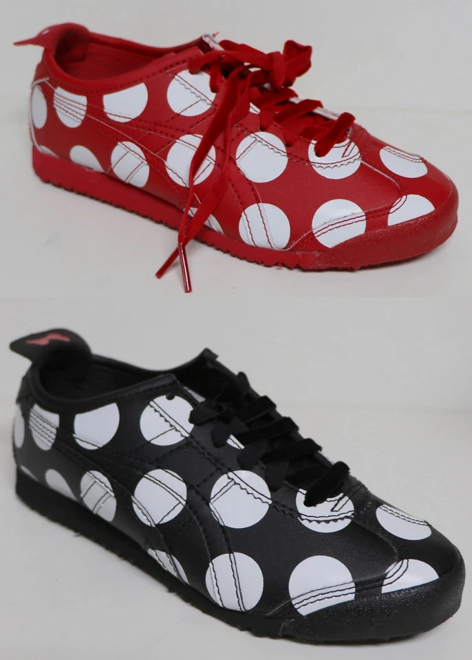 ZAPATILLAS DISNEY ONITSUKA TIGER de ASICS MEXICO 66 NEGRAS o ROJAS LUNARES MINNIE Foto 1 de 1