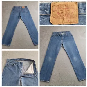 Vintage Levi's 501 Jeans Men's 31x30 Blue Original Fit Button Fly Made USA 1988 - Picture 1 of 20