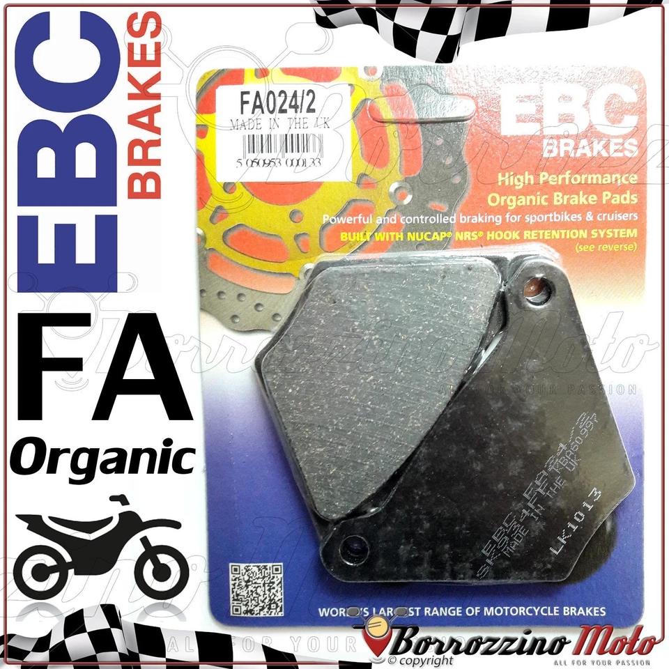 Front Brake Pads EBC Harley Davidson FL / FLH Electra Glide 1340 1973-80 - Image 1 of 1