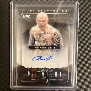 2024 Topps Midnight UFC #SMA-ASH Anthony Smith Stroke of Midnight Autographs - Picture 1 of 2