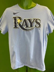 MLB Tampa Bay Rays Wander Franco #5 100% Cotton T-Shirt Men's Large - Picture 1 of 4