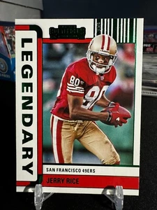 2022 Panini Contenders - Legendary Contenders Emerald #LGD-JRI Jerry Rice - Picture 1 of 2