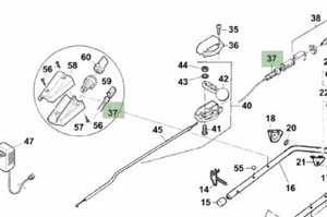 Original John Deere R54VE Walk Behind Rasenmäher SA913 Kabelbaum SA37179 - Bild 1 von 1