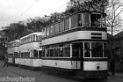 Sheffield Corporation Straßenbahn 222 auf Tour Mühlenhäuser 1960 Straßenbahn Foto