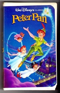 VINTAGE WALT DISNEY THE CLASSICS BLACK DIAMOND VHS TAPE 1990 PETER PAN - Picture 1 of 5