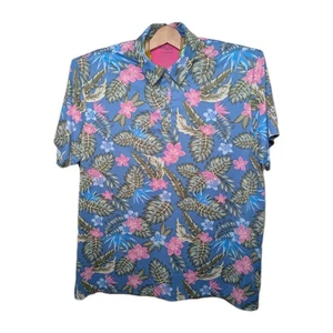 Polo da golf Birdie Bound Tropical Hawaiian da uomo 3XL XXXL USATA IN OTTIME CONDIZIONI - Foto 1 di 6