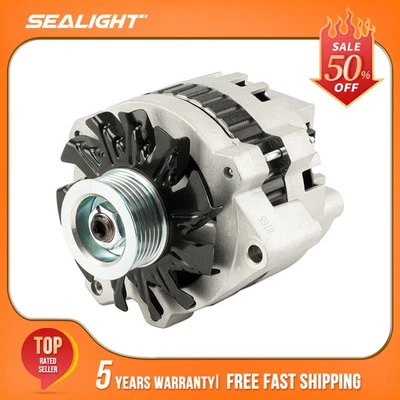 Alternator For 1994-1995 Chevrolet K1500 5.7L C1500 5.7L 4.3L 12V 105A 81657N6G - Image 1 of 4