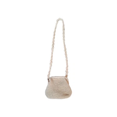 Woven shoulder bag - beige - Image 1 of 4