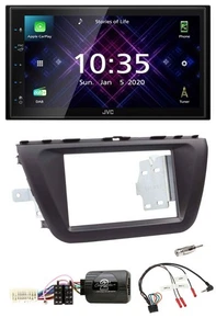 JVC DAB 2DIN Lenkrad Bluetooth USB Autoradio für Suzuki SX4 ab 2013 - Bild 1 von 11