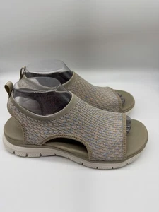 Skechers Vegan Washable Slingback Sandals Flex Appeal Shoe Women Size 9 - Picture 1 of 9