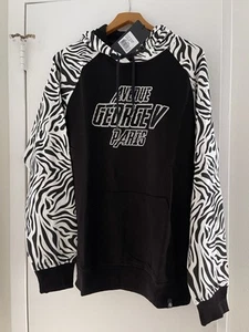Avenue George V Paris Black Hoodie Rhinestone Hooded Sweatshirt GV-2086 2XL - Picture 1 of 11