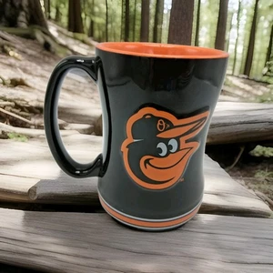 AUTÉNTICO Baltimore Orioles MLB 12 onzas taza de café taza logotipo  - Imagen 1 de 5