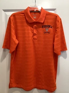 Virginia Cavaliers Poloshirt - Herren Small, Orange, Champion, Kurzarm - Bild 1 von 6
