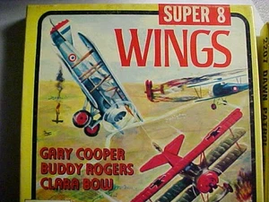SUPER 8MM FILME 2 200ft Filme WINGS und DAWN PATROL SILENT - Bild 1 von 3
