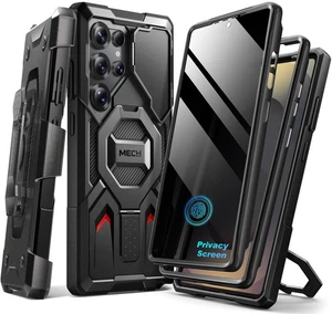 Magnet Ständer für Samsung Galaxy S25 Ultra Hülle mit Sichtschutz Schutz... - Bild 1 von 9