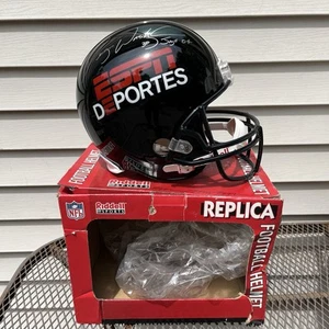 Casco réplica de fútbol americano ESPN Deportes Riddell en caja firmado Dewayne Washington - Imagen 1 de 14