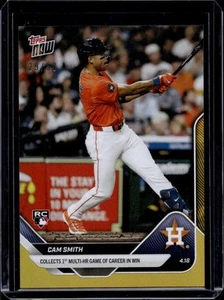 2025 Topps Now #84 Cam Smith Gold Foil #d/50 RC Rookie - Foto 1 di 2