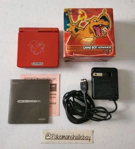Nintendo GBA SP - Pokemon Center Charizard Edition *BOXED/MINT CONDITION* - Picture 1 of 20