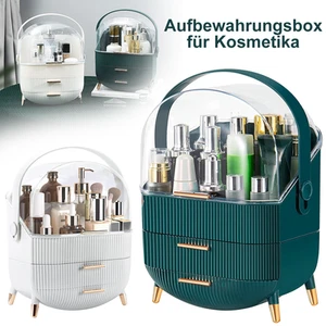 Make Up Kosmetik Organizer Kosmetik Aufbewahrung mit Deckel Aufbewahrungsbox - Bild 1 von 13
