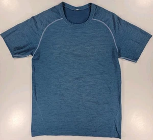 Lululemon Metal Vent Tech Kurzarm T-Shirt Herren Small Activewear Blau Gym - Bild 1 von 8