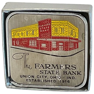 Nastro pubblicitario Barlow misura The Farmers State Bank Union City Indiana - Foto 1 di 6
